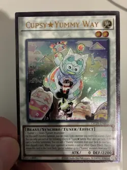 Yugioh OTS Tournament Pack 29 OP29-EN002 Cupsy Yummy Way Ultimate Rare NM - Image 1