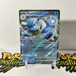 Blastoise ex 009/165 Scarlet & Violet 151 Double Rare Holo Pokemon TCG Card NM - Image 1