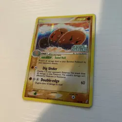 Pokemon TCG Dugtrio Crystal Guardians Stamped Holo Card 2006 5/100 Vintage - Image 1
