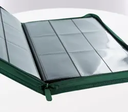 Ultimate Guard 9 Pocket Zipfolio Xenoskin Green holds 360 cards - Image 3