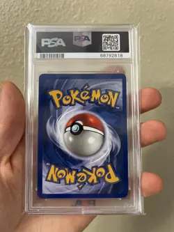 Pokemon 2000 Base Set 2 Chansey Holo Rare Card 3/130 PSA 8 Mint - Image 3