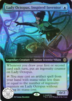 MTG Lady Octopus, Inspired Inventor (Ext) (252) | NM Foil | Spider-Man {SPM} - Image 1