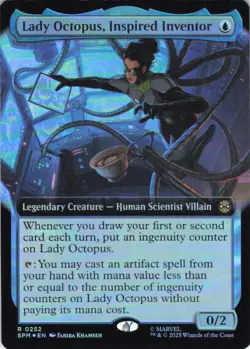MTG Lady Octopus, Inspired Inventor (Ext) (252) | NM Foil | Spider-Man {SPM} - Image 2
