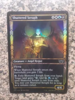 MTG - 1 x Shattered seraph - Foil - Showcase - Streets of New Capenna - Image 1
