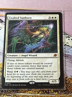 MTG #015 Exalted Sunborn Edge Of Eternities (EOE) - Image 4