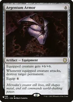 Argentum Armor Regular - The List MTG-NM - Image 1