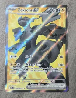 Pokemon TCG Zekrom EX 158/086 Secret Rare Sv: Black Bolt - Image 1