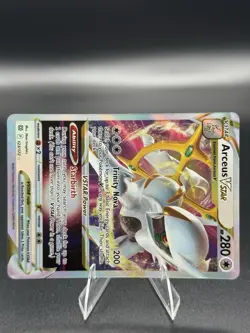 Arceus VSTAR 123/172 Ultra Rare Sword & Shield: Brilliant Stars Pokemon NM - Image 2