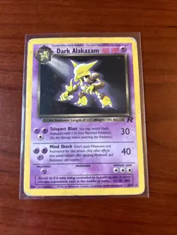 Pokemon TCG 2000 Dark Team Rocket Evolution Line Abra Kadabra Alakazam Vintage - Image 2