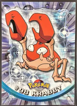 Pokemon 2000 Topps TV Animation Edition Series 2 Krabby #98 - Image 1