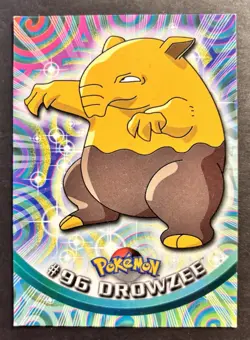2000 Pokemon #96 DROWZEE #97 HYPNO TV Animation Edition Blue Logo TCG - Image 4