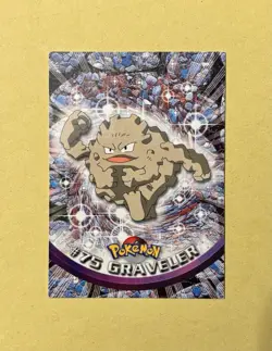 Graveler #75 - 1999 Topps Pokemon TV Animation Edition Series 1 Red Label - Image 1