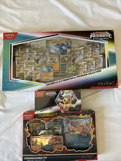 Pokemon Bundle: Lucario ex & Tyranitar ex Premium, Surprise Box And Charizard ex - Image 1
