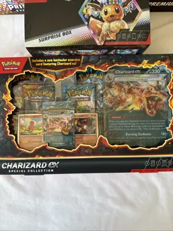 Pokemon Bundle: Lucario ex & Tyranitar ex Premium, Surprise Box And Charizard ex - Image 4