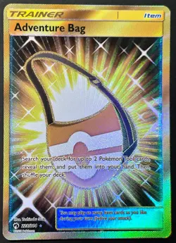 Pokemon Lost Thunder Adventure Bag 228/214 Secret Rare Gold Near Mint/Mint - Image 1