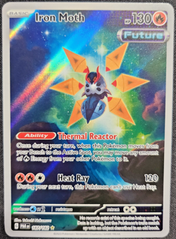 Pokemon Scarlet & Violet Paradox Rift Iron Moth 187 / 182 IR - Image 1