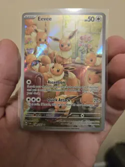Pokemon TCG Eevee 188/167 Twilight Masquerade IR, Eng, NM - Image 1