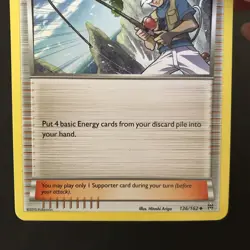 Fisherman 136/162 Breakthrough Regular Pokemon TCG Trainer Uncommon Light Played - Image 4