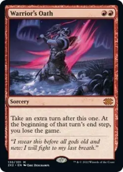 Warrior's Oath - Light Play MTG Double Masters 2022 - Image 1
