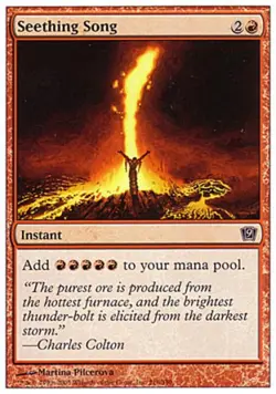 Seething Song - Light Play MTG 9th Edition - Image 1