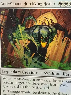 MTG Spider-man Foil Anti-Venom, Horrifying Healer Prerelease Cards Foil (Sealed) - Image 2