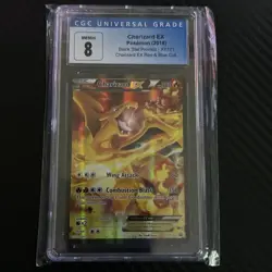 CGC 8 NM-MINT+ Charizard EX XY121 FULL ART HOLO PROMO Pokemon Card 053 - Image 1