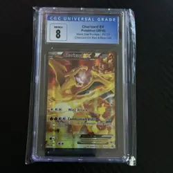 CGC 8 NM-MINT+ Charizard EX XY121 FULL ART HOLO PROMO Pokemon Card 053 - Image 2