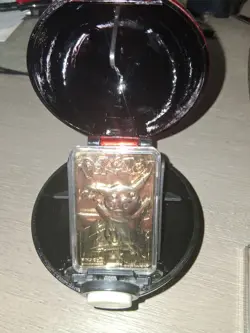 pokemon card 23K GOLD Plated Pikachu with box and Certificate of Authenticity - Image 2