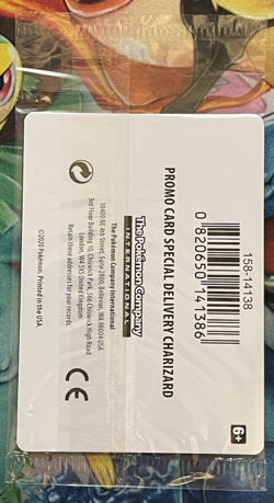 SEALED Special Delivery Charizard Promo SWSH075 HOLO Pokemon PROMO card - Image 2
