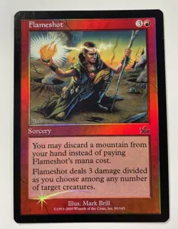 MTG Flameshot FOIL Prophecy Uncommon 1993-2000 Wizards Of The Coast 90/143 - Image 1