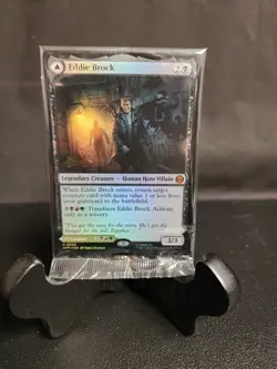 MTG Spider-Man Foil Eddie Brock/Venom Lethal Protector (M) PreRelease (Sealed) - Image 1