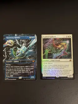 MTG: Edge Of Eternities - Quantum Riddler Borderless Regular & Exalted Sunborn F - Image 1