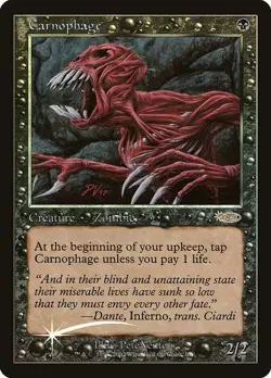 FOIL Carnophage | MtG Magic FNM Promos LP/EX - Image 1