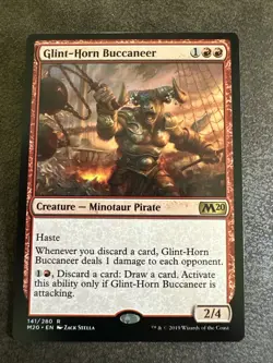 MTG Glint-Horn Buccaneer Core Set 2020 141/280 Regular Rare - Image 1