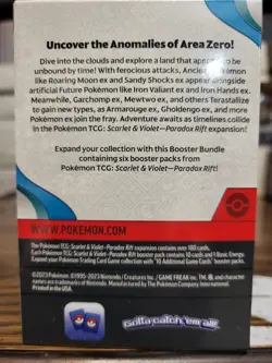 Pokemon Scarlet & Violet Unopened Paradox Rift Booster Bundle - Image 3