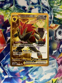 Pokemon N's Zoroark Secret Rare ex 189/159 Sv09: Journey Together Holo Near Mint - Image 3