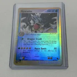 Vintage Pokemon Gyarados EX Dragon Reverse Holo Rare 32/97 2003 e-Reader TCG - Image 1