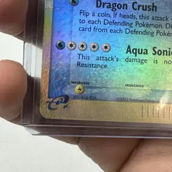 Vintage Pokemon Gyarados EX Dragon Reverse Holo Rare 32/97 2003 e-Reader TCG - Image 5