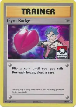 1x Gym Badge (Koga) - XY207 - 2017 Pokemon League Exclusive Lightly Played Pokem - Image 1