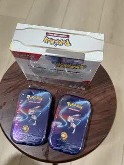 Pokemon Surging Sparks Booster Bundle TCG 6 packs sealed , + 2 tins from 2019 🔥 - Image 4