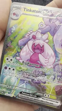 Pokemon TCG Tinkaton EX 262/193 Scarlet & Violet Paldea Evolved Sir - Image 2