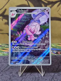 Pokemon TCG - Tinkatuff 217/193 Paldea Evolved Illustration Rare Holo LP - Image 1
