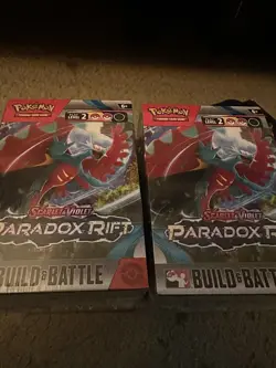 Pokemon Tcg Scarlet and Violet Paradox Rift Build and Battle Box Bundle For 2 820650854217 - Image 1