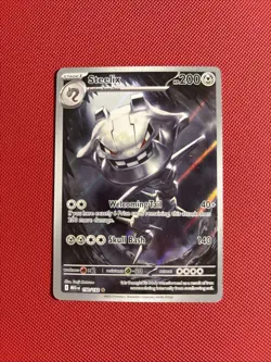 Steelix 150/132 Illustration Rare Pokemon Mega Evolution NM - Image 1