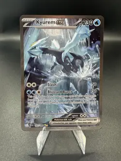 Kyurem EX 165/086 Special Illustration Rare Pokemon TCG SV: Black Bolt NM/MINT - Image 1
