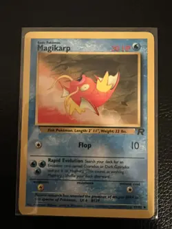 Pokemon TCG Magikarp Team Rocket 47 Regular Unlimited Uncommon - Image 1