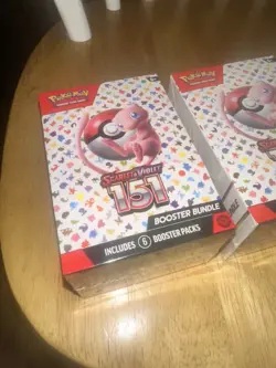 Pokemon 151 Scarlet Violet Booster Bundle Lot of 3 Brand New Sealed TCG cards - Image 2