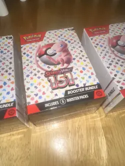 Pokemon 151 Scarlet Violet Booster Bundle Lot of 3 Brand New Sealed TCG cards - Image 4