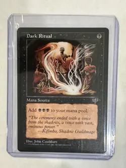 Magic the Gathering Dark Ritual Mirage Black Instant Card - Image 1