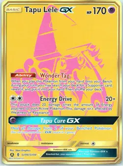 Tapu Lele GX SV94/SV94 Hidden Fates Holo Full Art Pokemon Card - Image 1